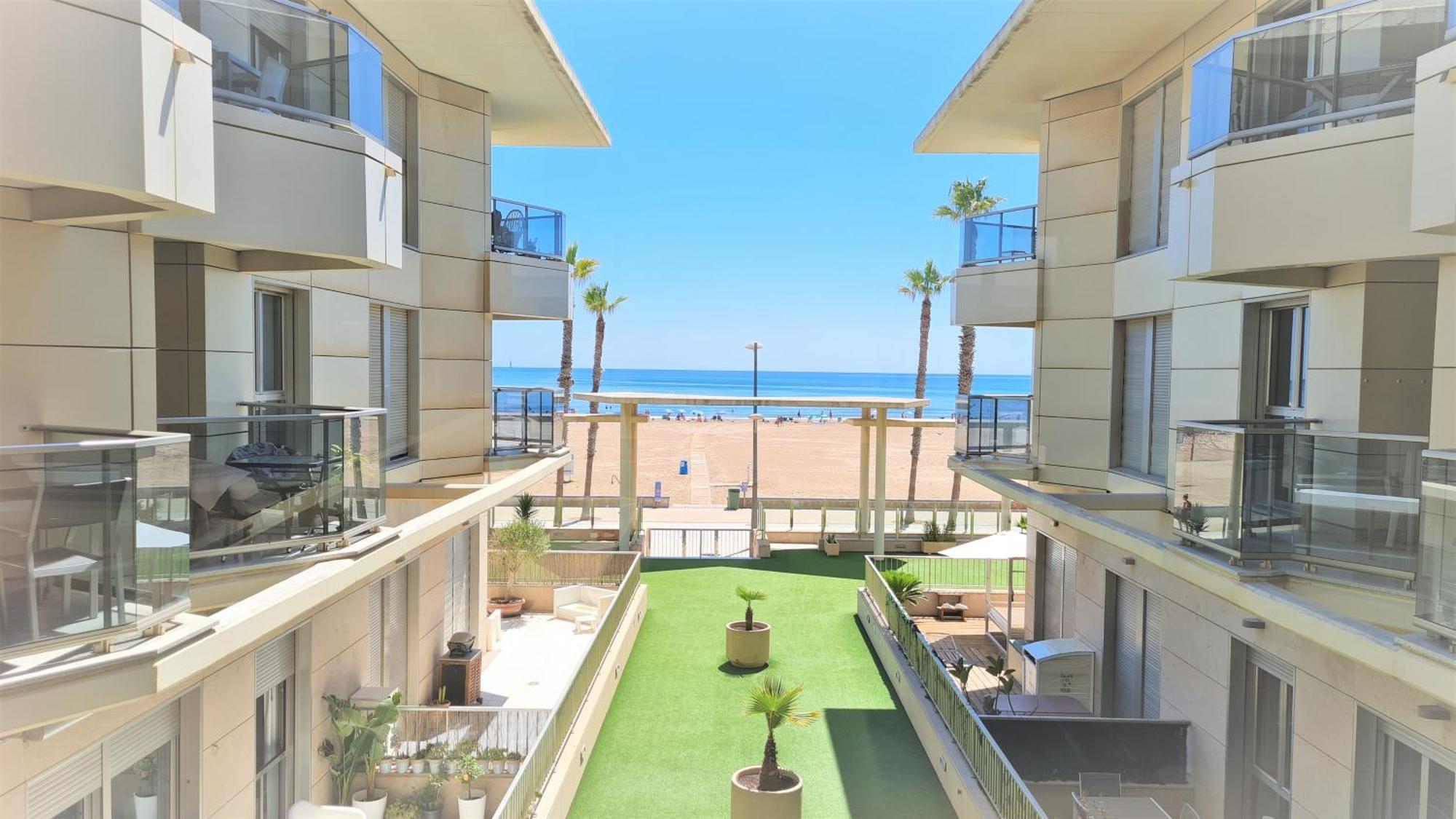 Beach Valencia Luxury A40-28 Apartment With Terrace And Sea Views Exterior photo