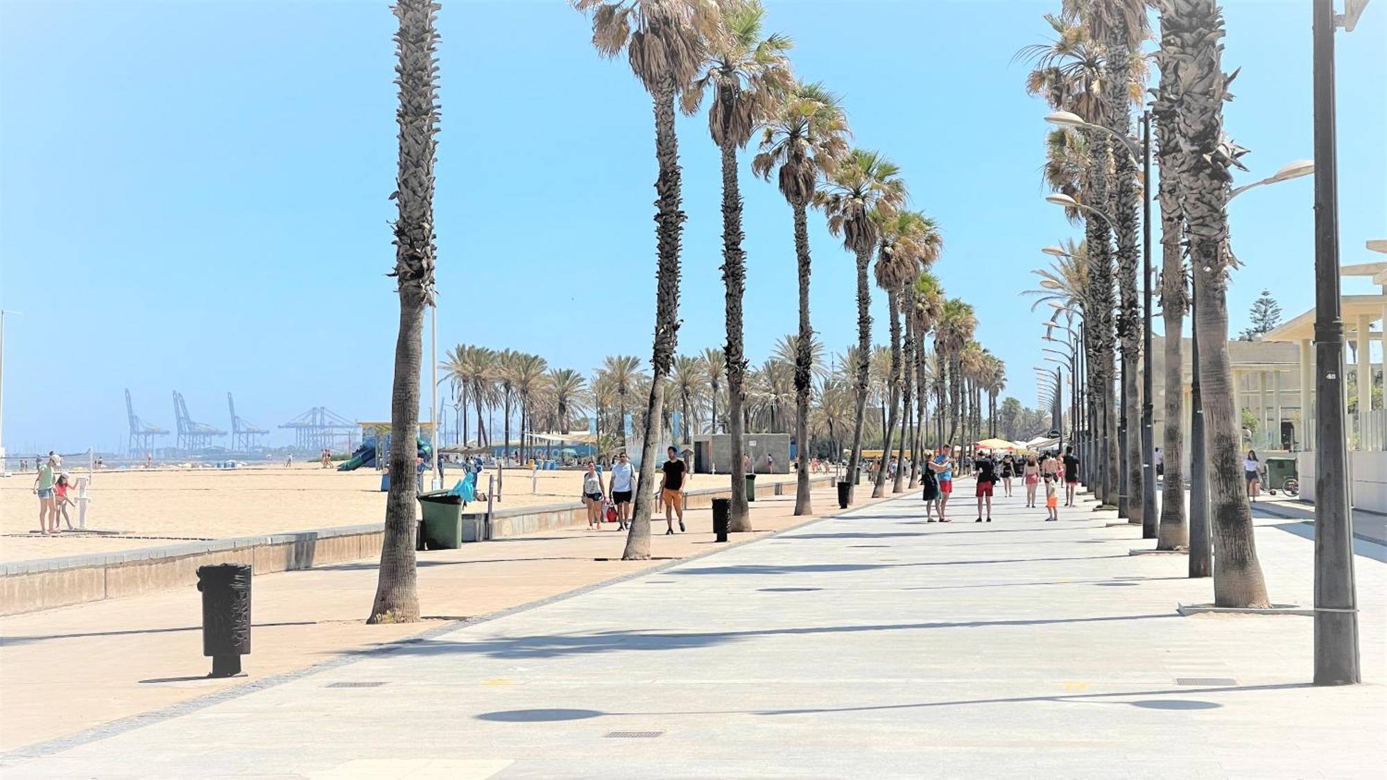 Beach Valencia Luxury A40-28 Apartment With Terrace And Sea Views Exterior photo